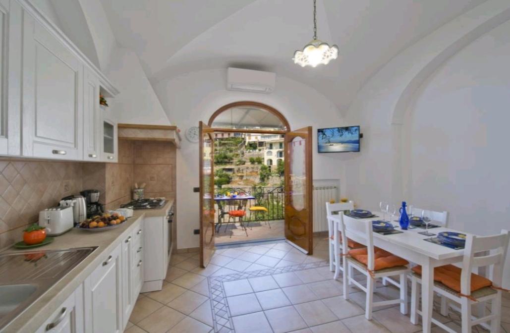 Casa Scirocco Villa Positano Bagian luar foto